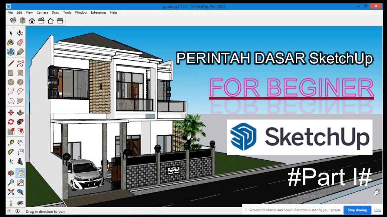 SketchUp !!! Tutorial Dasar Untuk Pemula Yang Baru Mengenal Aplikasi ...