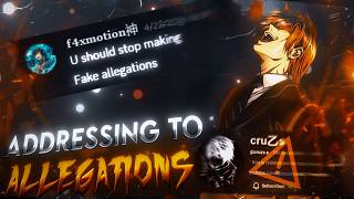 Addressing The Allegations