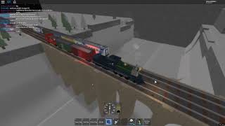 New Train set Test Run? (Roblox WIP railway map)