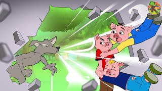 Three Little Pigs | KONDOSAN English Fairy Tales & Bedtime Stories for Kids | Cartoon | Animation
