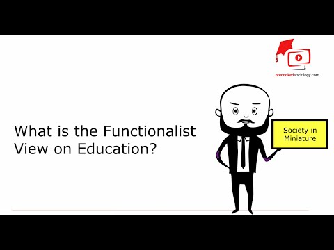 What is functionalist perspective on education?