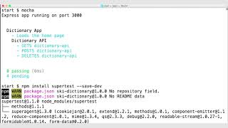 48 NODE JS, SUPERTEST