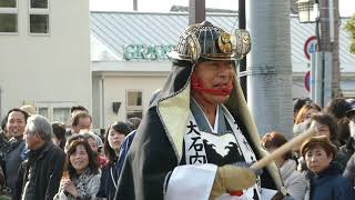 大石内蔵助に扮した高橋英樹さん　赤穂義士祭2019