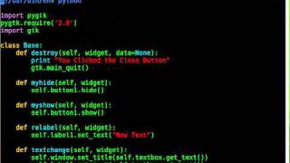 Python - GTK GUI - Tutorial #9 - Change to TextBox