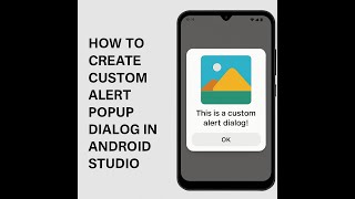 How to Create a Custom Alert Dialog in Android Studio | Kotlin Dialog Tutorial(2025)