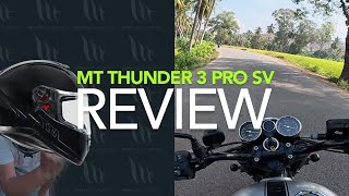 MT Thunder 3 Pro SV Helmet| Best Budget Helmet in India? | Safety, Comfort, and Features Unveiled!