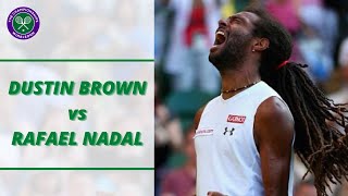 Dustin Brown vs Rafael Nadal FULL MATCH | Wimbledon 2015