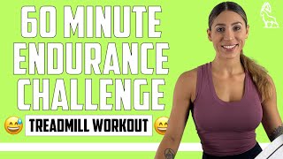 60 MIN ENDURANCE CHALLENGE | Treadmill Follow Along!