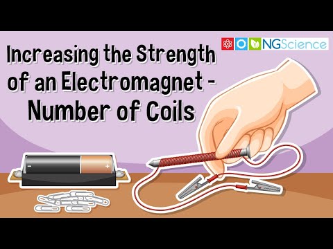 Does the electromagnet get stronger or weaker in as you add more turns of wire What do you think makes the electromagnet behave that way?