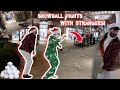 Snowball Fights With Strangers In Public! *GONE RIGHT* | CHRISTMAS SPECIAL