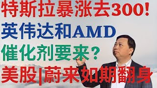 美股671|特斯拉如期暴涨去300!英伟达AMD催化剂要来?蔚来如期翻身,今日美股! #tsla #nvda #amd #nio #美股分析 #drmikeinvest #ai #stocks