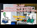 DUAL PUMP MOTOR AUTOMATIC ON/OFF ALTERNATE RUN OPERATION 3 Phase version Tagalog #17 pinoy teknisyan