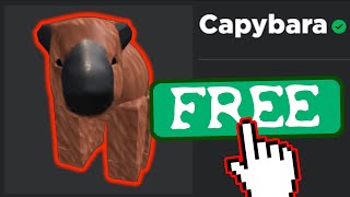 GET THIS CAPYBARA IN ROBLOX *QUICK*