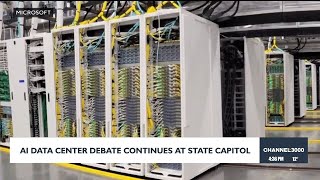 AI data center debate continues at state capitol