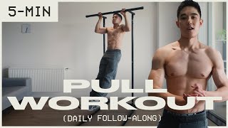 5-min PULL UP Home Workout (Bodyweight only) – FOLLOW ALONG