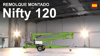 Plataforma elevadora montado en remolque | Nifty 120 video del producto