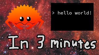 Rust "Hello World" Explained in 3 Minutes