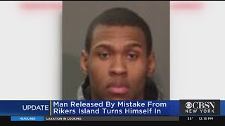 Rikers Inmate Returns After Mistaken Release