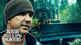 Dustin BULLDOZES Dense Forests To Create An Airstrip! | Gold Rush: White Water