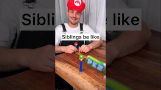 How to eat CANDIES with your sibling properly, like Mario bros?😎❤️🍬| CHEFKOUDY