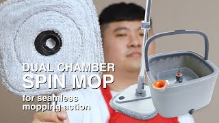 Dual Chamber Spin Mop