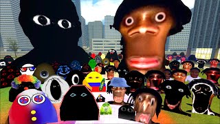 Angry Munci Nextbots Family Juandale Pringle Nextbots CATCH UP BIG CITY Gmod ! Garry's Mod