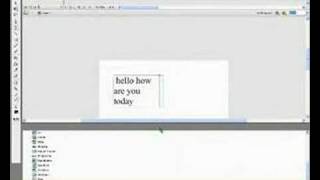 Flash Tutorial: How To Make Scrolling Text
