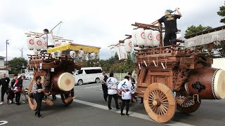 2023年 四日市市 イオンモール四日市北店松原石取祭イベント（松三、松原東洋町、松一石取祭車搬入）