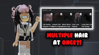 HOW to Wear MULTIPLE hair on ROBLOX 2023! | Unlimited Hair COMBO