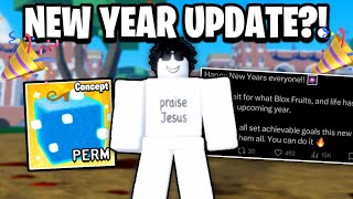 Blox Fruits New Years Update! BIG Fruit Rework + Holiday Event Ending! Blox Fruits New Update