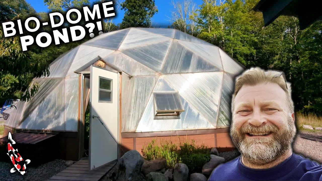 Pond Inside A Bio Dome Youtube