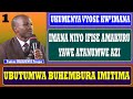 IMANA NIYO IFISE AMAKURU YUKURI KUBUZIMA BWAWE//IMANA IZI VYOSE NTAKIYISOBA /PAST.IYAKAREMYE PROSPER