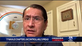At least 77 Navajo Nation chapters seeing 'uncontrolled spread' of COVID-19