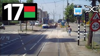 🚊 GVB Amsterdam Tramlijn 17 Cabinerit Centraal Station - Osdorp Dijkgraafplein Driver's view POV