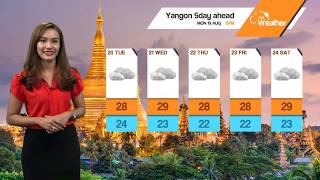 DVB - ေန႔စဥ္ မိုးေလ၀သခန္႔မွန္းခ်က္(၁၉ ၾသဂုတ္ ၂၀၁၉ ညေနပိုင္း)