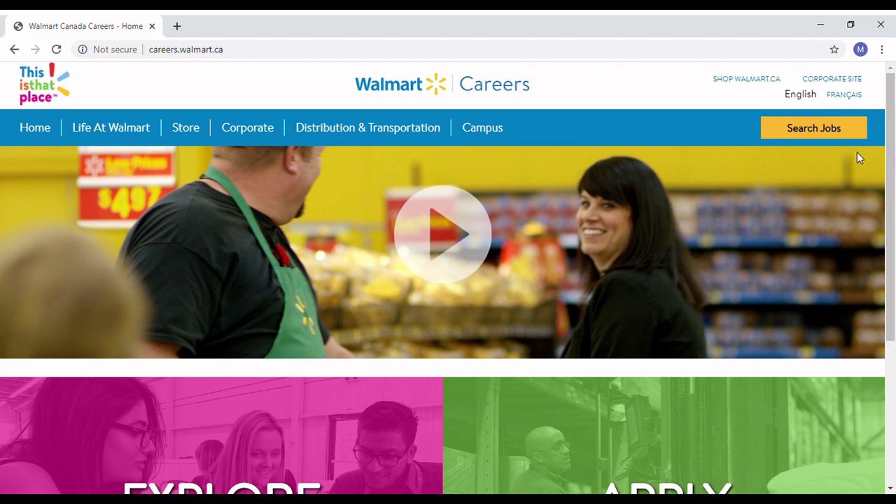 Walmart Online Job Application (English Audio) - YouTube