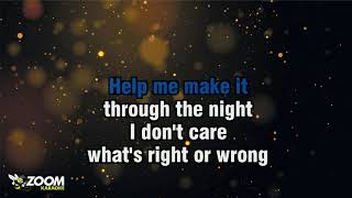 David Alexander - Help Me Make It Through The Night - Karaoke Version from Zoom Karaoke