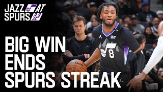 Jazz take down SPURS in BIG WIN on the road 🤠 | UTAH JAZZ