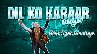 Dil Ko Karar Aaya Beat Sync Montage || Freefire Best Beat Sync Montage 🔥 || Itz Swaroop Gaming❤️