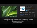 How to use the ChatGPT (OpenAI) DiDx VsCode extension in place of lorem ipsum to generate content