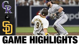 Rockies vs. Padres Game 2 Highlights (8/2/22) | MLB Highlights