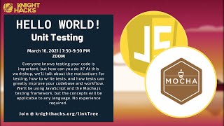 Unit Testing | HELLO WORLD!