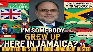 MARK GOLDING'S SHOCKING CONFESSION! He's NOT from Jamaica!