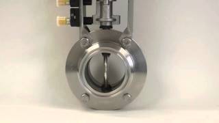 SPX FLOW - APV -  DELTA SV Butterfly Valve Actuation Demonstration