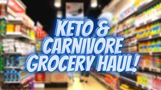 KETO AND CARNIVORE GROCERY HAUL | SMALL GROCERY HAUL | BIG ANNOUNCEMENT!!