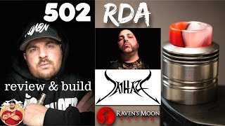 502 RDA by Jai Haze \u0026 Ravens Moon Vapor Review \u0026 Build | AmbitionZ VapeR