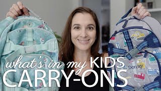 Kids Carry-Ons | What I Pack for My 4 \u0026 6 Year Olds