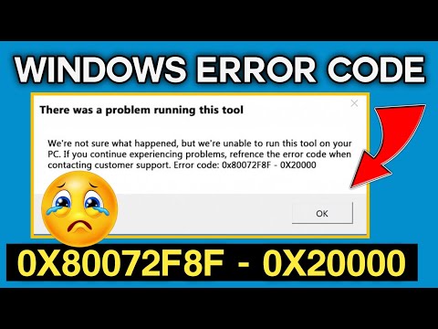 Fix windows media creation tool error code 0x80072f8f – 0x20000 | Error code 0x80072f8f – 0x20000