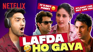 @Thugesh REACTS to Bollywood's EPIC LAFDA Scenes 🤯 | Netflix India