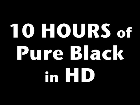 10 Hour Videos 10 Hours Of Pure Black Screen In Hd